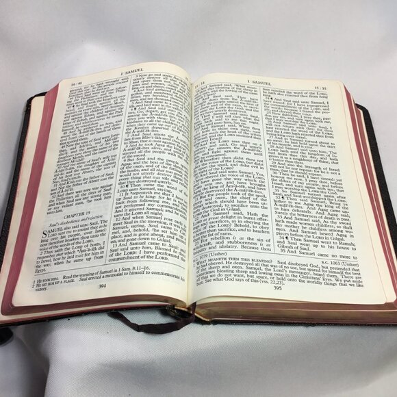 Holy Bible Pilgrim Edition Oxford Press 1952 2nd Ed. Black Leather Cover - Picture 10 of 15